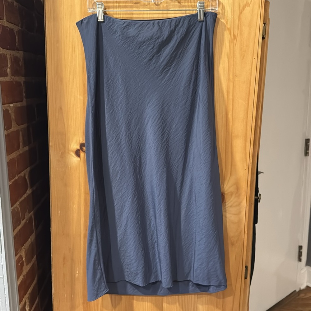 Madewell Slip Midi Skirt Blue Women’s 10